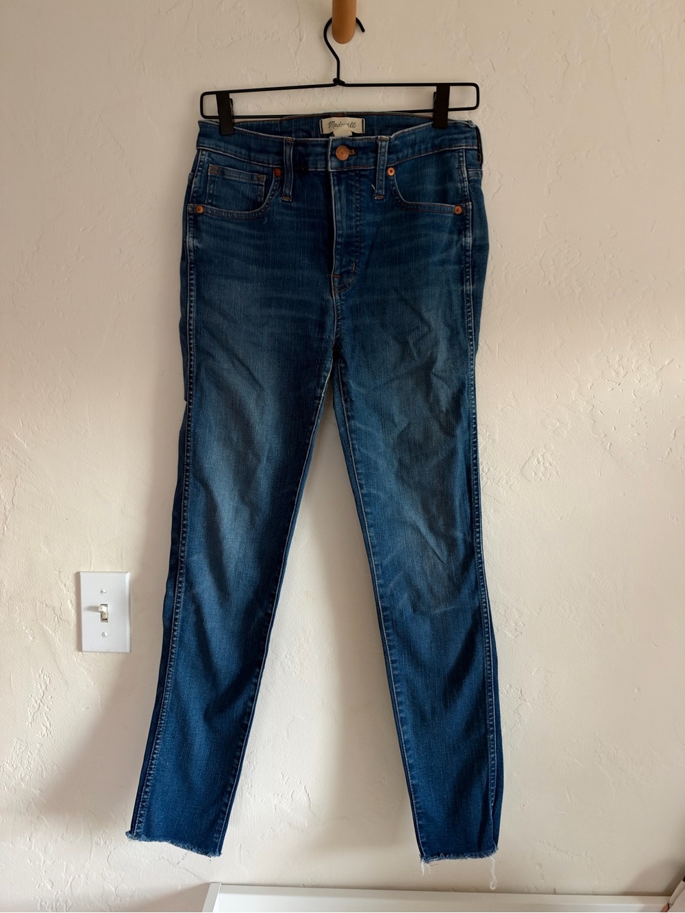 Madewell Skinny Jeans in Dark Blue Wash